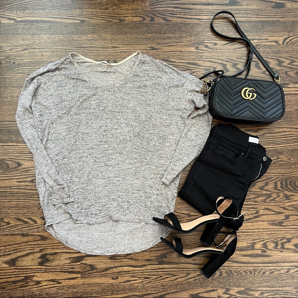 taupe long sleeve